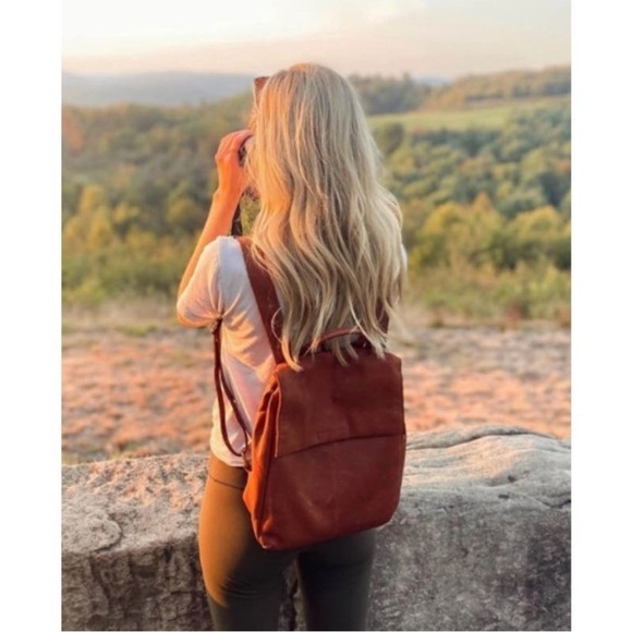 American Leather Co. Liberty Backpack, Black Utility Minimalist - Picture 3 of 16